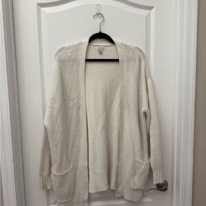 a new day Women's Off-White Cardigan Sweater
